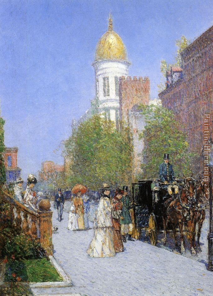 childe hassam A Spring Morning
